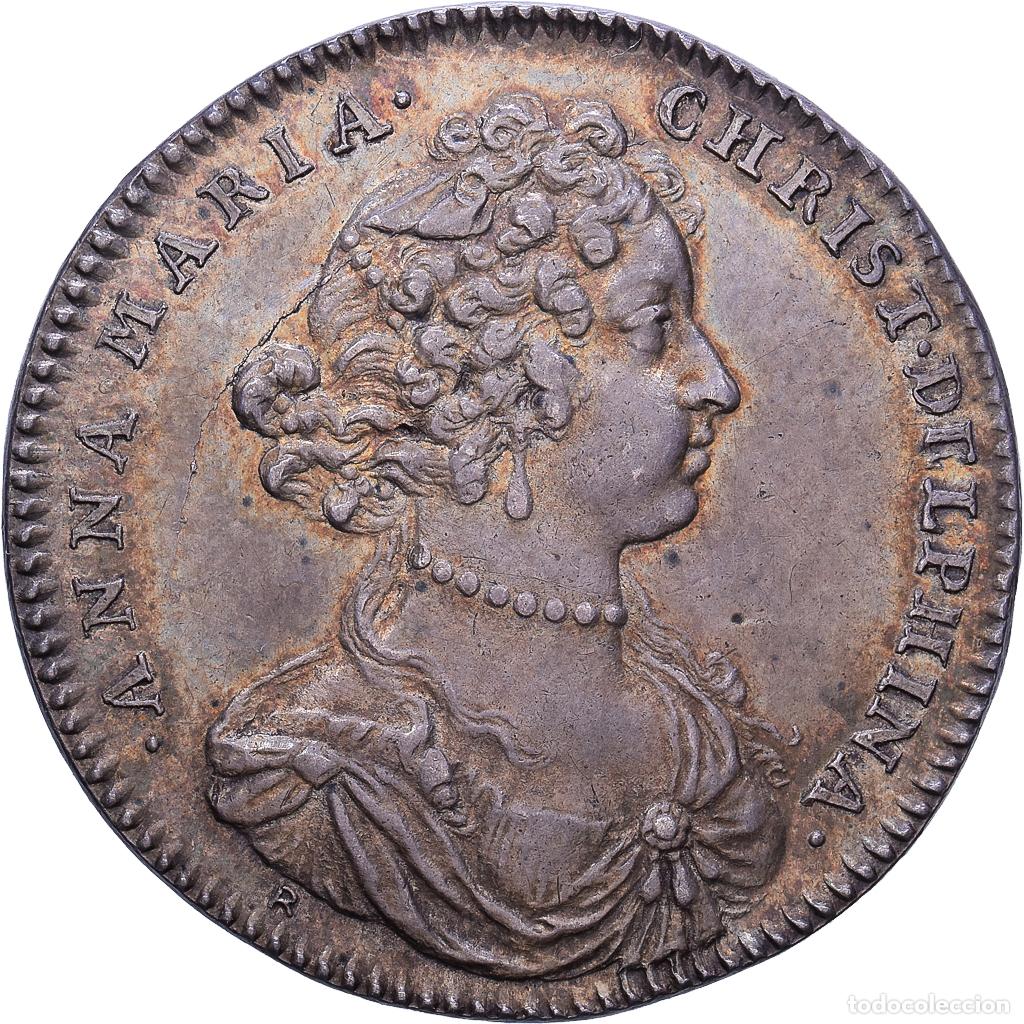 Medallas hist&oacute;ricas: [#1535051] Francia, zeton, Anne Marie Christine de Bavi&egrave;re, 1681, Plata, EBC