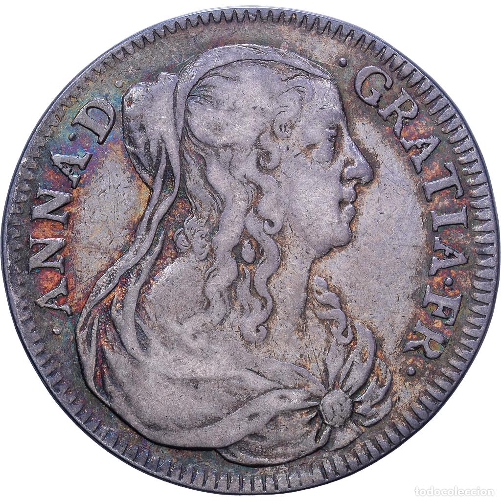 Medallas hist&oacute;ricas: [#1535057] Francia, zeton, Anne d'Autriche, 1655, Plata, MBC, Feuardent:12397