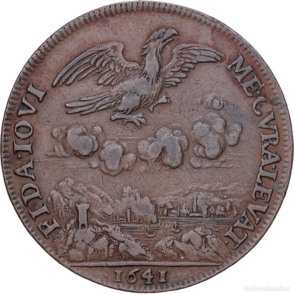 Medallas hist&oacute;ricas: [#139985] Francia, zeton, S&eacute;raphin de Mauroy, 1641, Cobre, MBC