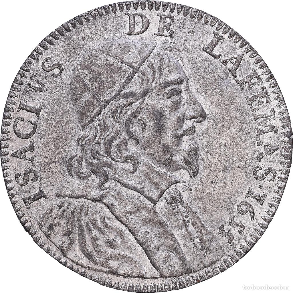 Medallas hist&oacute;ricas: [#139988] Francia, zeton, Isaac de Lafemas, 1655, Hojalata, EBC