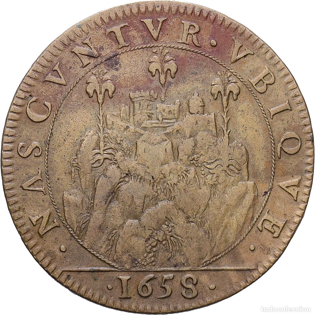 Medallas hist&oacute;ricas: [#1535018] Francia, zeton, Lorraine, Prise de Montm&eacute;dy pour le Conseil du Roi, 1658