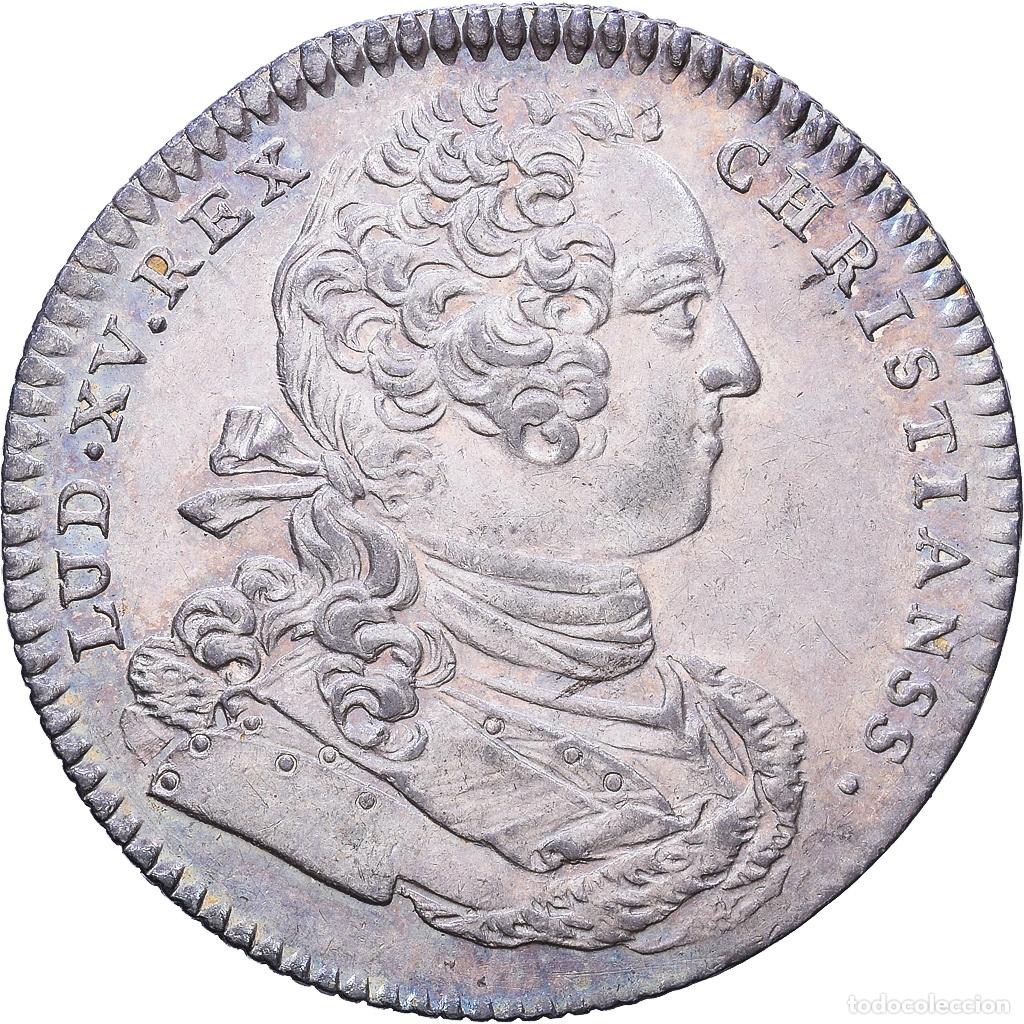 Medallas hist&oacute;ricas: [#1535019] Francia, zeton, Louis XV, Artillerie, 1736, Plata, FDC, Feuardent:1086