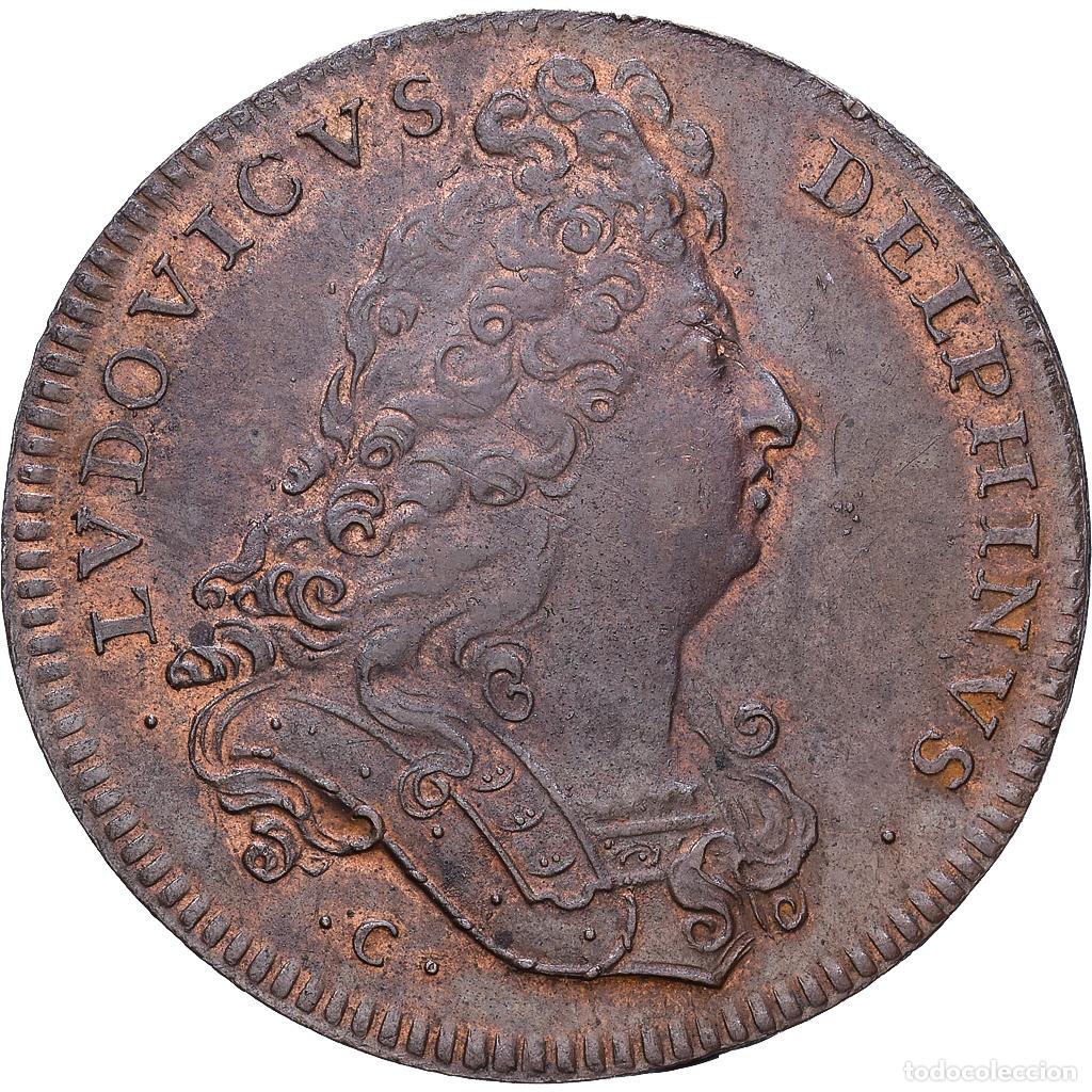 Medallas hist&oacute;ricas: [#1535036] Francia, zeton, Dauphin&eacute;, Monseigneur le Dauphin, Bronce, EBC
