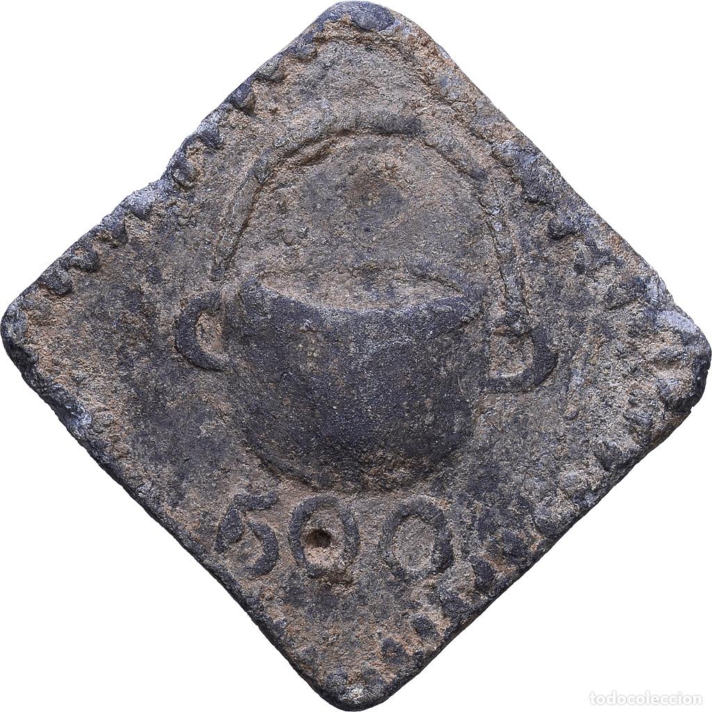 Medallas hist&oacute;ricas: [#1535073] Francia, zeton, 18?8, Bronce, BC+