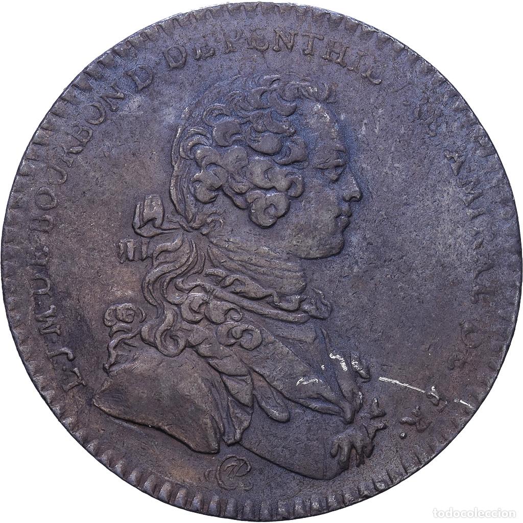 Medallas hist&oacute;ricas: [#1535058] Francia, zeton, Louis XV, Marine, 1757, Plata, MBC+