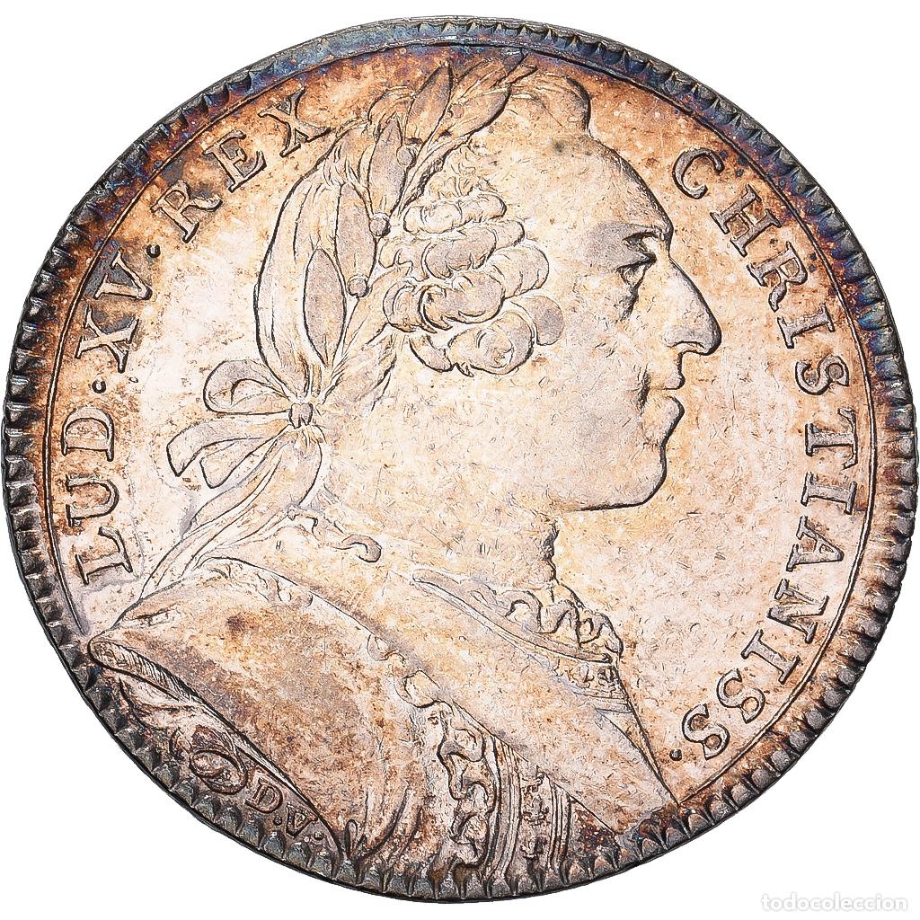 Medallas hist&oacute;ricas: [#138530] Francia, zeton, Louis XV, Anjou, Noblesse, Ville d'Angers, Plata, SC