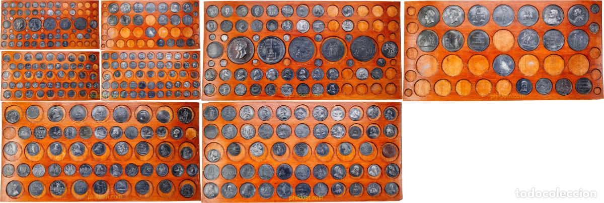 Medallas hist&oacute;ricas: 180 REPRODUCCIONES UNIFACES FIDEDIGNAS DE MONEDAS Y MEDALLAS HIST&Oacute;RICAS ANTIGUAS, EN PLOMO