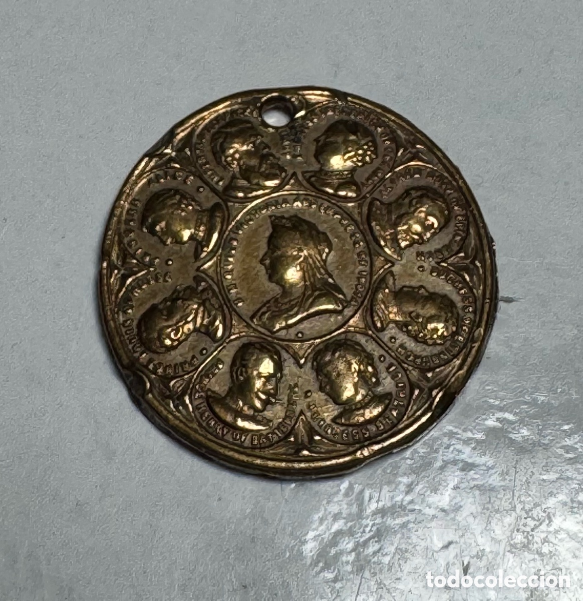Medallas hist&oacute;ricas: Medalla conmemorativa Jubileo de Diamante Reina Victoria 1894