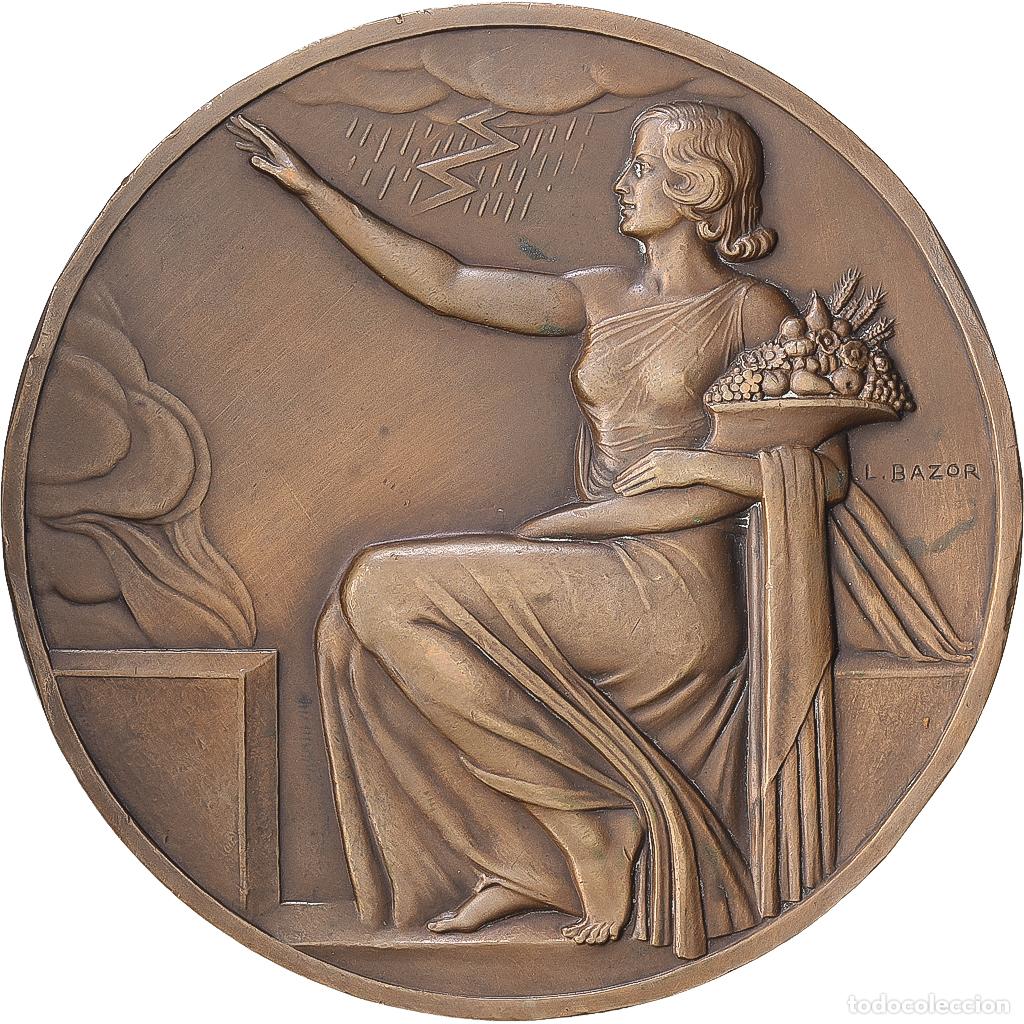 Medallas hist&oacute;ricas: [#1216852] Francia, medalla, Centenaire des Assurances l'Urbaine, 1938, Bronce, Bazor, EBC