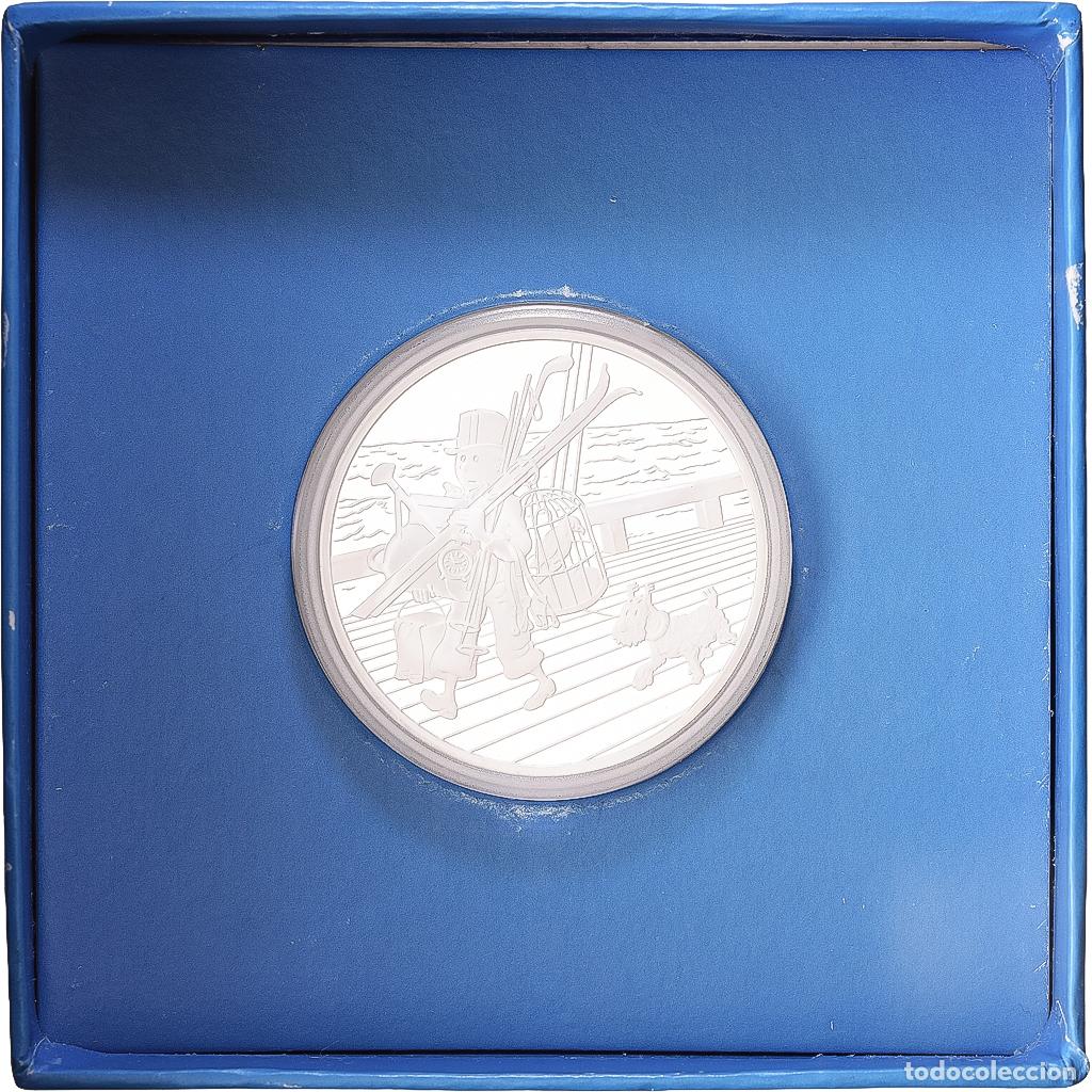 Medallas hist&oacute;ricas: [#1168132] Francia, medalla, Plata, Monnaie de Paris, Tintin et l'Alph-art, FDC