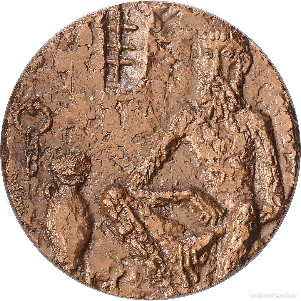 Medallas hist&oacute;ricas: [#1216840] Francia, medalla, Le Ch&acirc;teau d'If, 1983, MDP, Bronce, Quillivic, EBC