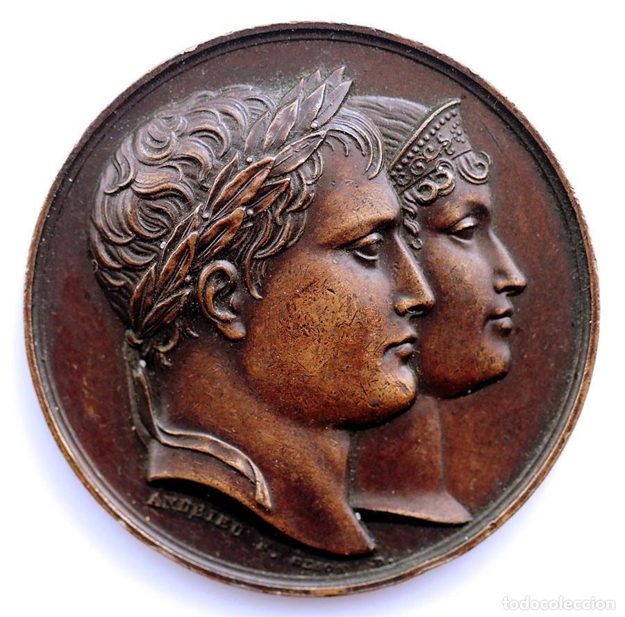 Medallas hist&oacute;ricas: SC-Francia- Napole&oacute;n Bonaparte. Medalla 1810. EBC-/XF- Cobre 37,8 g.