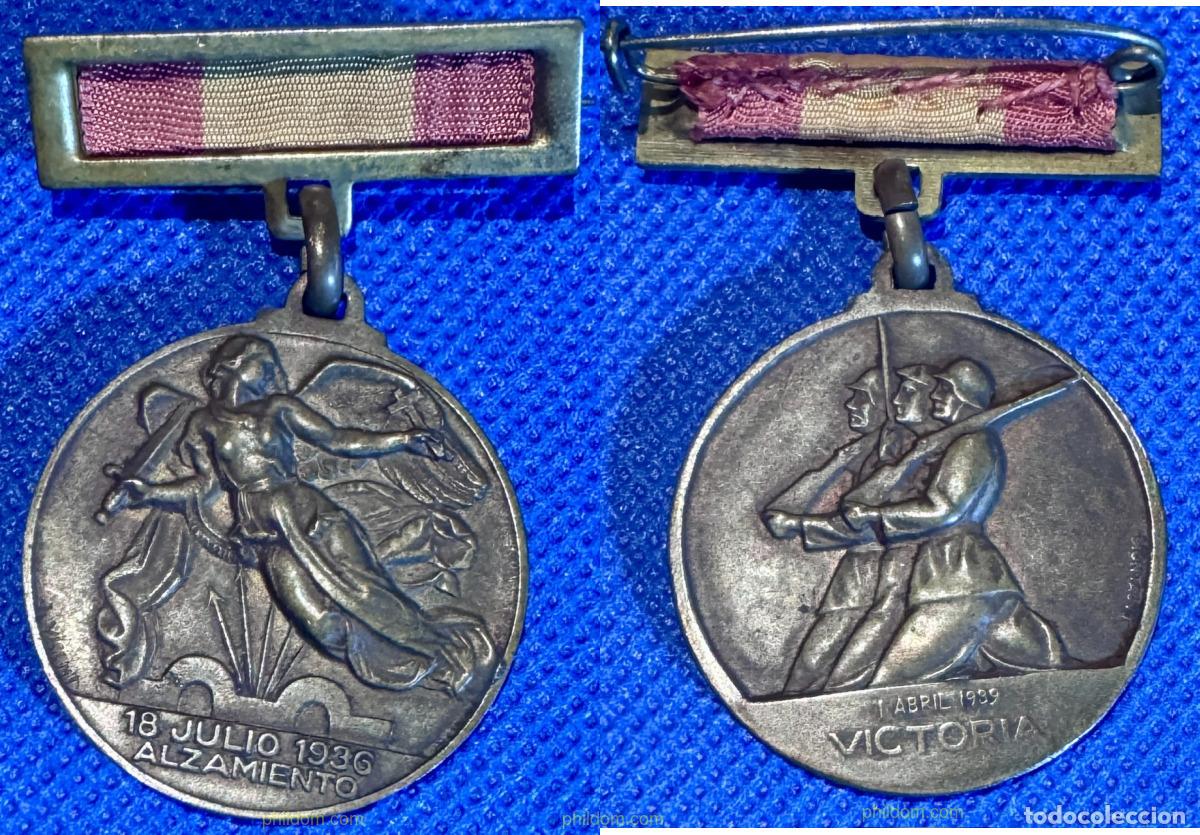 Medallas hist&oacute;ricas: MEDALLA DEL ALZAMIENTO MILITAR 18 DE JULIO DE 1936