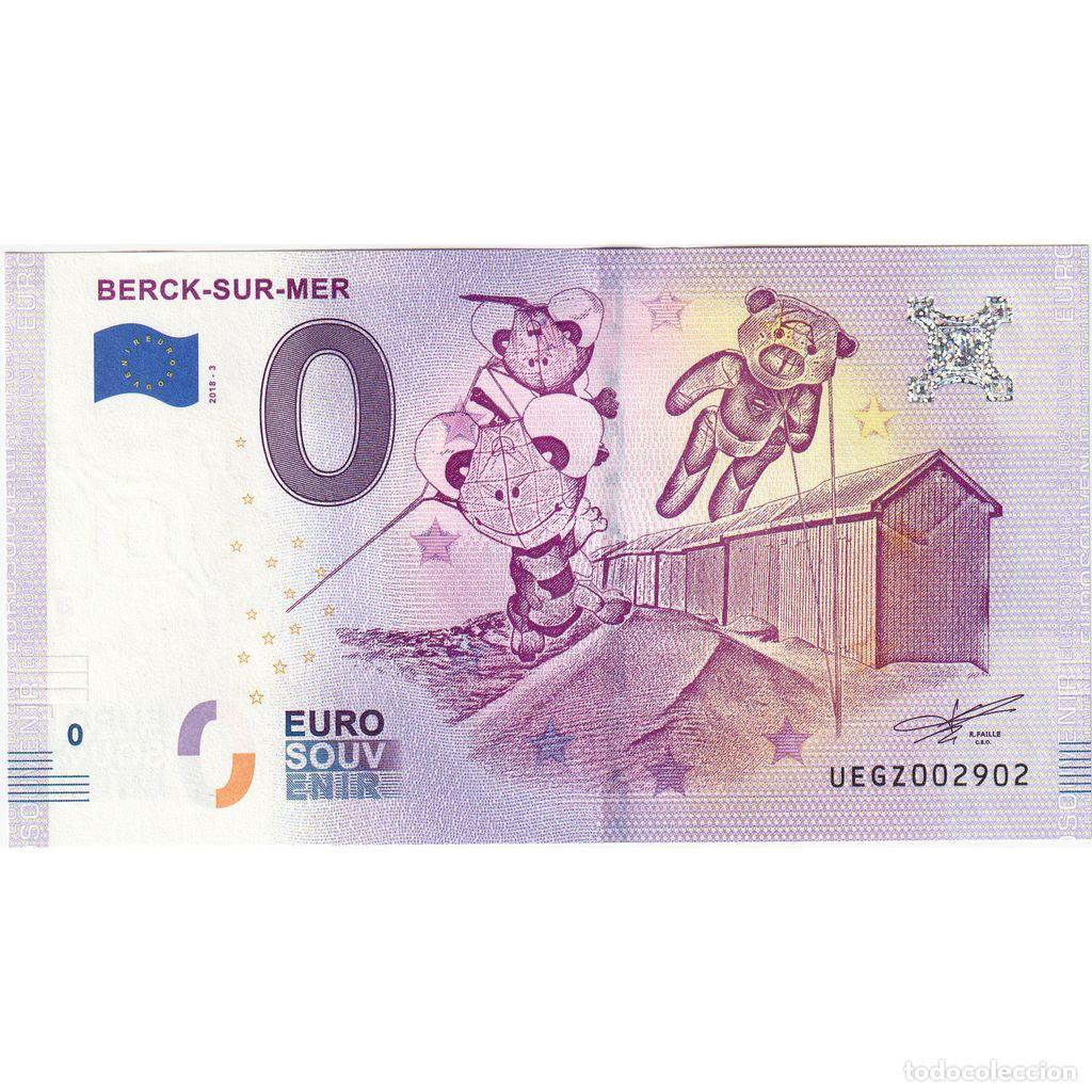 Medallas hist&oacute;ricas: [#1235127] Francia, Tourist Banknote - 0 Euro, 2018, Sin informaci&oacute;n, BERCK SUR MER, UNC