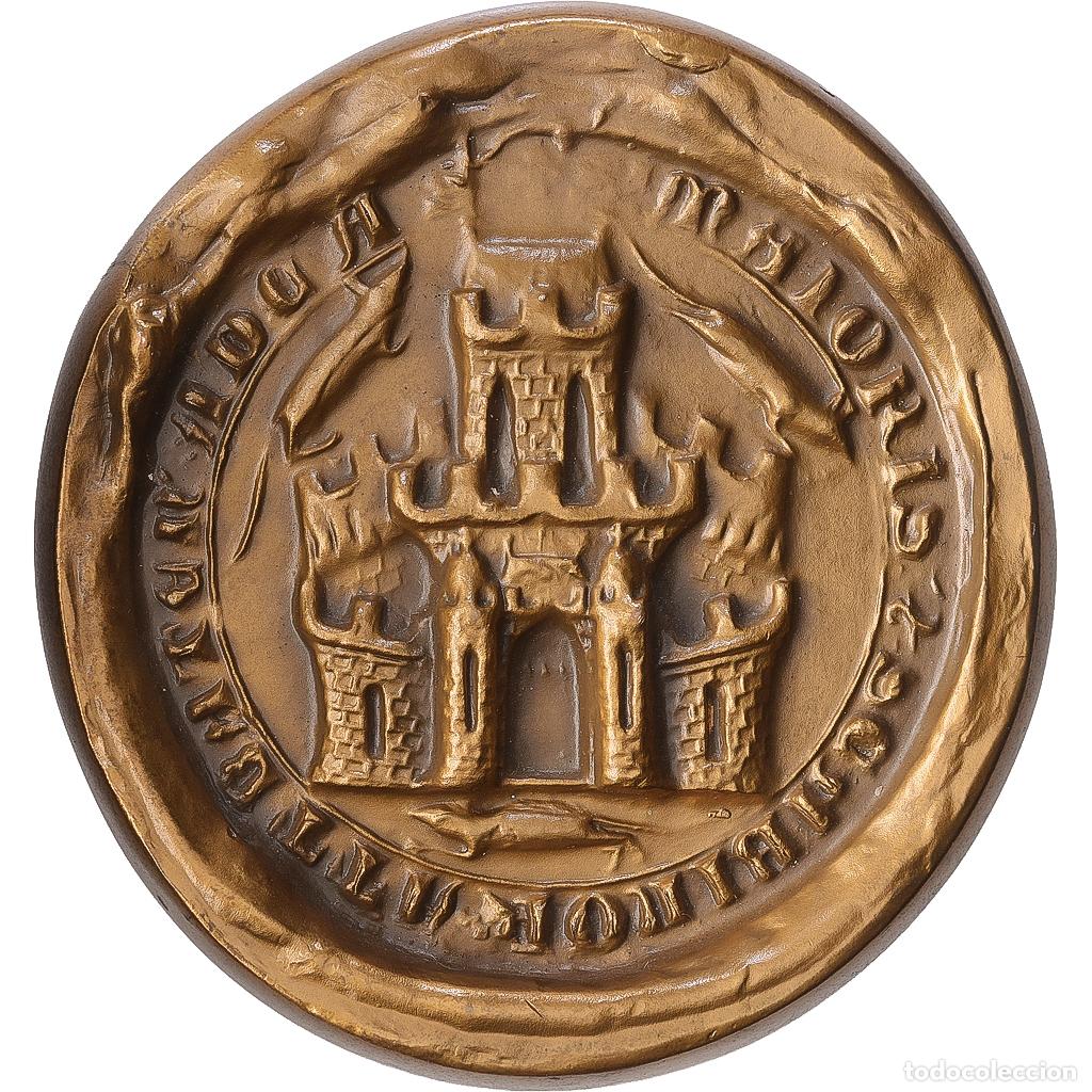 Medallas hist&oacute;ricas: [#1216816] Francia, medalla, Sceau de la Ville d'Arras, Artois, Bronze Florentin, SC