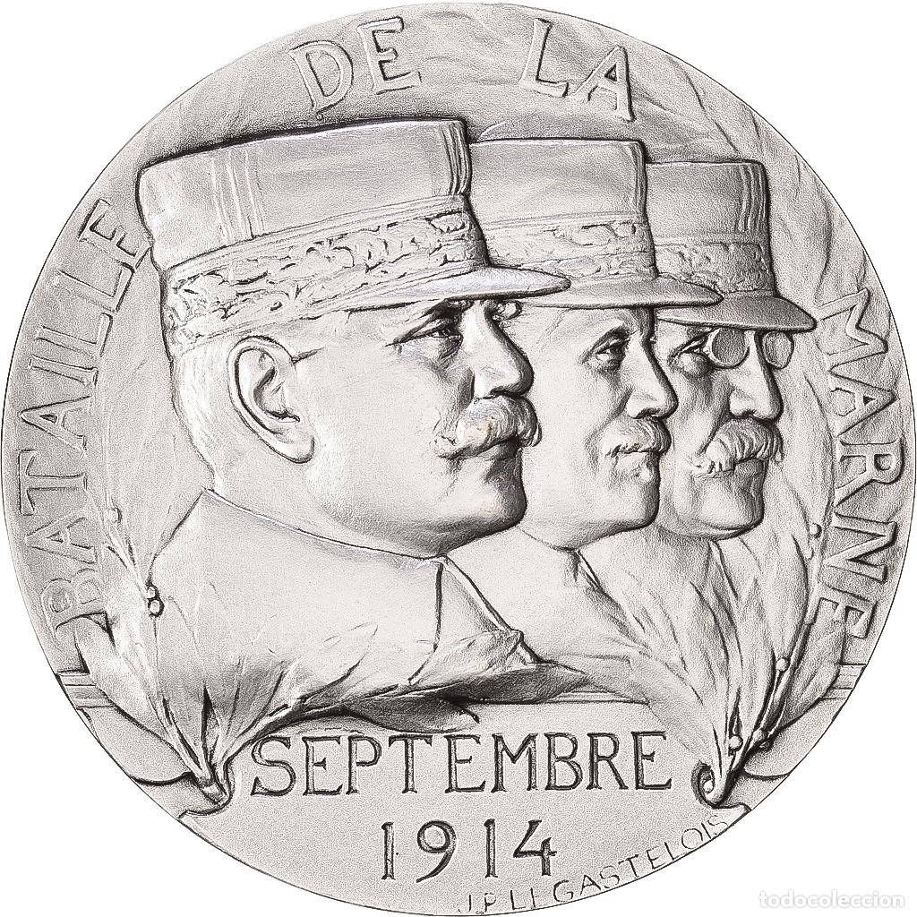 Medallas hist&oacute;ricas: [#1216823] Francia, medalla, Centenaire de la Premi&egrave;re Guerre Mondiale, Bataille de la