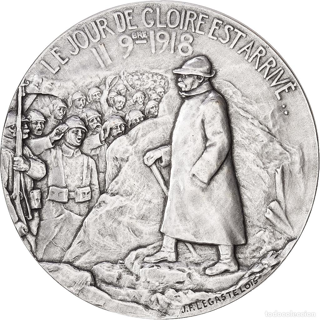 Medallas hist&oacute;ricas: [#1216822] Francia, medalla, Premi&egrave;re Guerre Mondiale, Le Jour de Gloire est arriv&eacute;