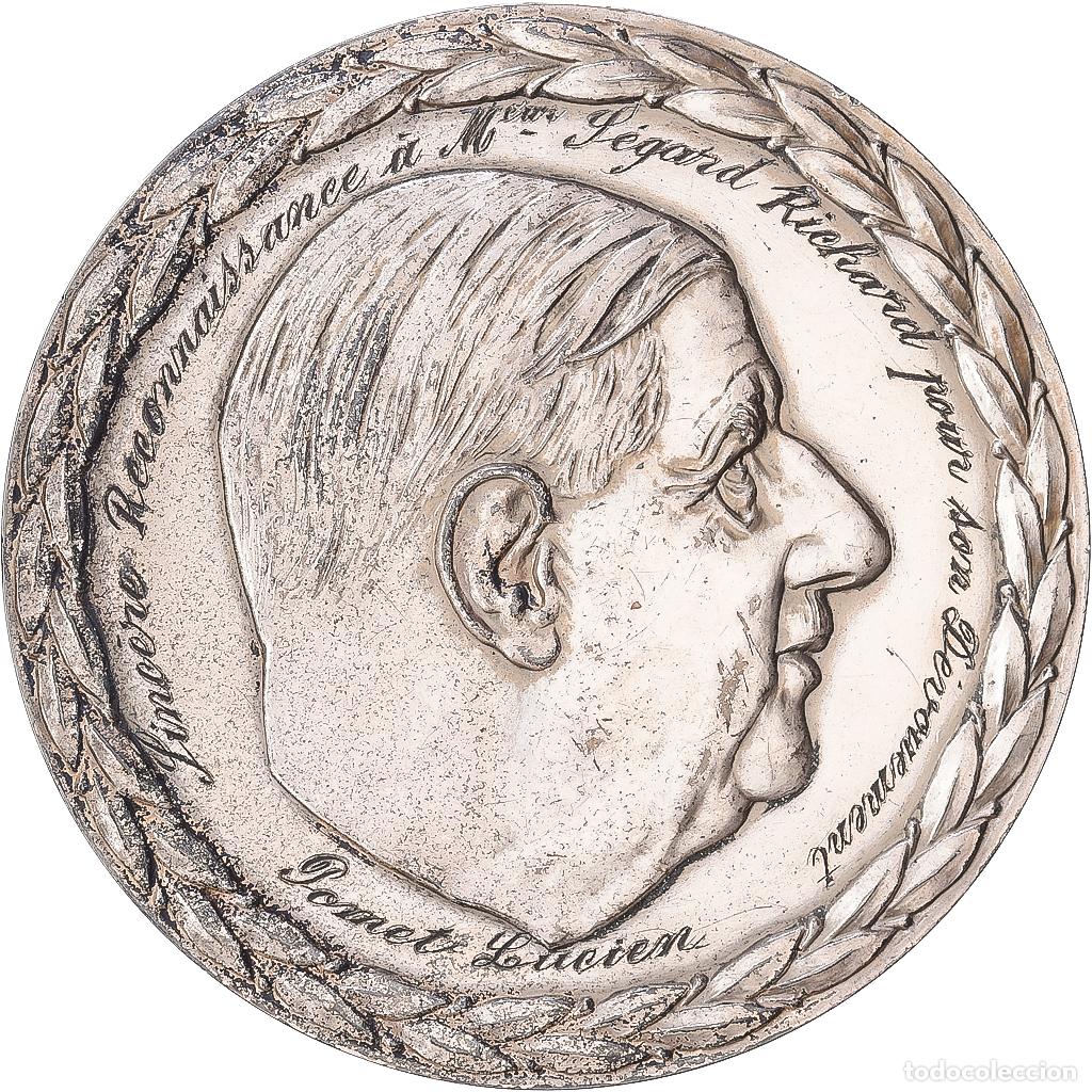 Medallas hist&oacute;ricas: [#1216839] Francia, medalla, De Gaulle, Patriam Servando Victoriam Tvlit, 1970, Bronce