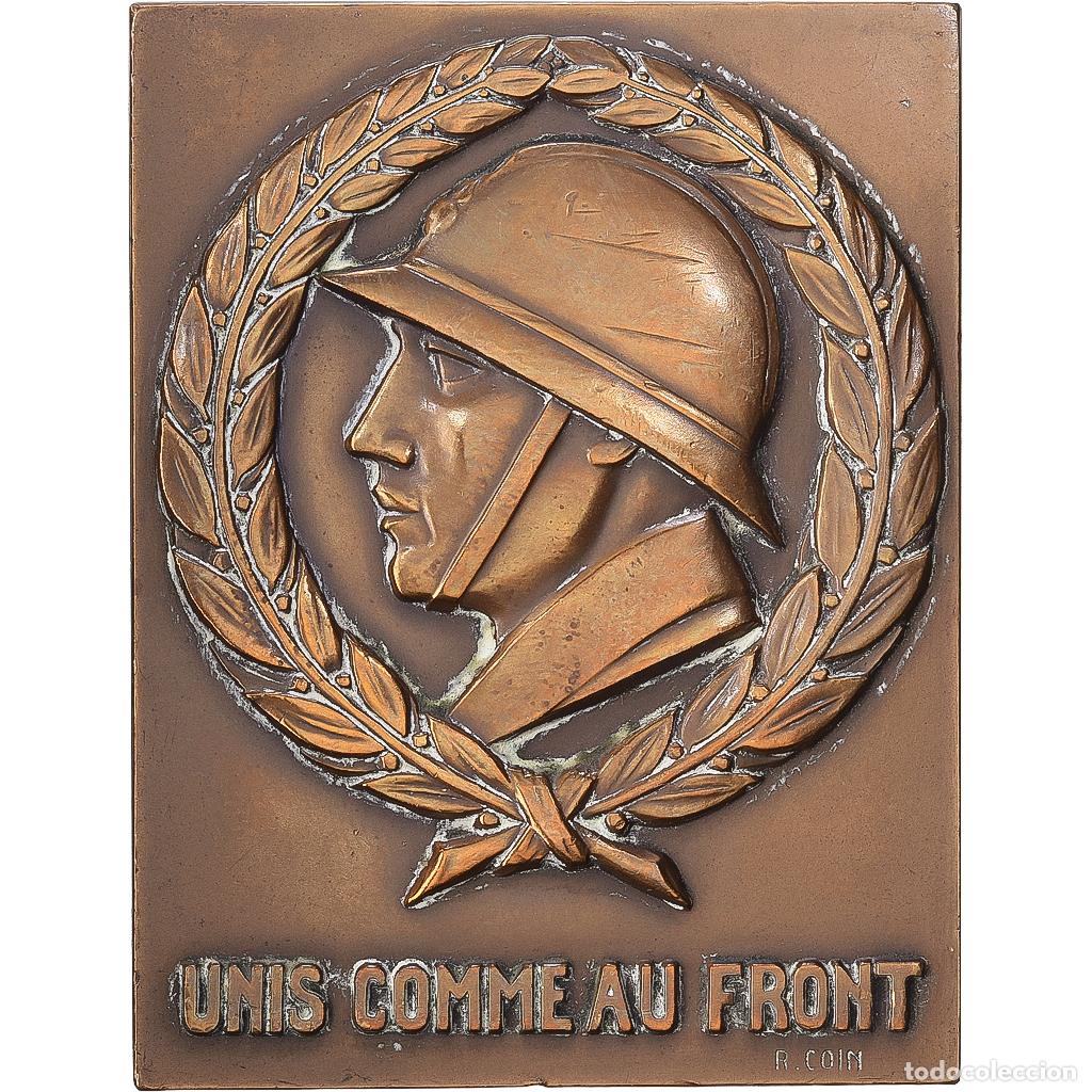 Medallas hist&oacute;ricas: [#1216871] Francia, medalla, XIII&egrave;me Congr&egrave;s de l'Union Nationale des Combattants, Lille