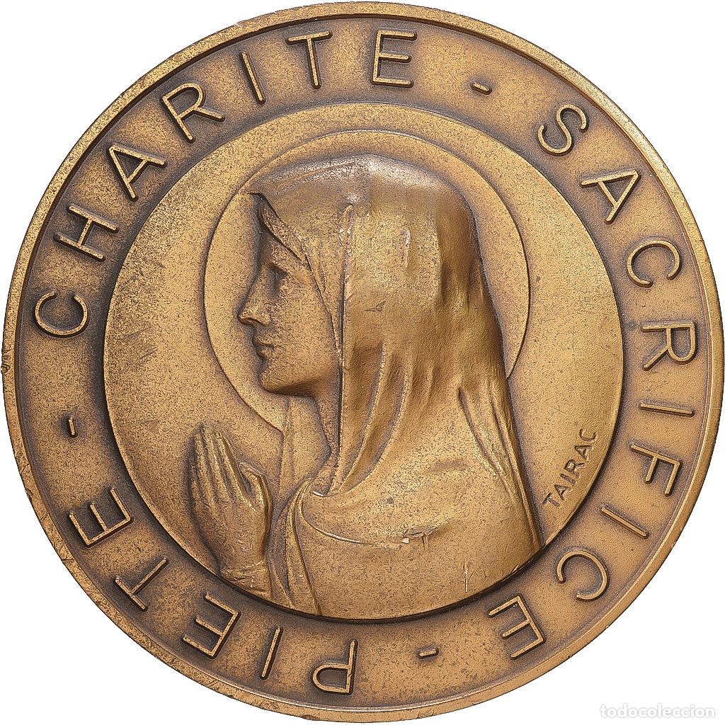 Medallas hist&oacute;ricas: [#1216887] Francia, medalla, Cadets Normand, Centenaire, 1998, Bronce, Tairac, EBC