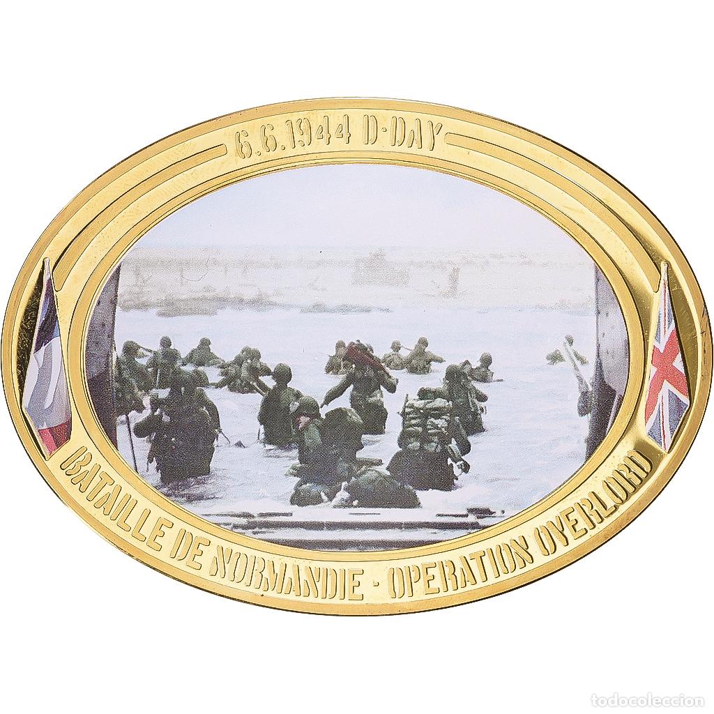 Medallas hist&oacute;ricas: [#1216901] Francia, medalla, 70&egrave;me Anniversaire du D&eacute;barquement de Normandie, D-DAY