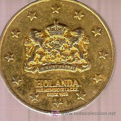 Medallas tem&aacute;ticas: Medalla conmemorativa de Holanda en la CEE. - Foto 1