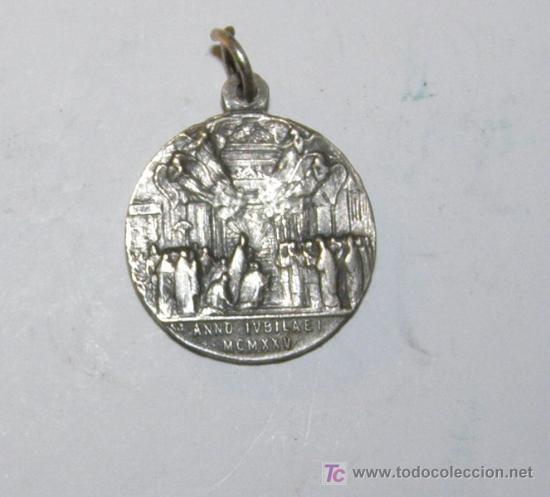 Medalhas tem&aacute;ticas: Medalla religiosa, a&ntilde;o jubileo de 1925.