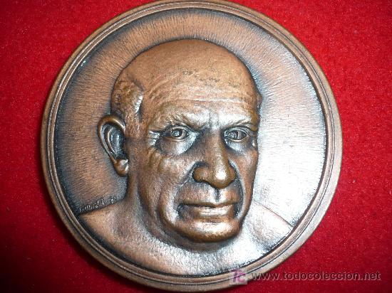 Medallas tem&aacute;ticas: Medalla Picasso bronce - Foto 1