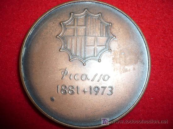 Medallas tem&aacute;ticas: Medalla Picasso bronce - Foto 2
