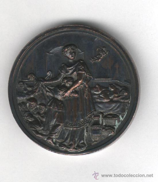 Medallas tem&aacute;ticas: Medalla del colera Barcelona 1885 - Foto 1