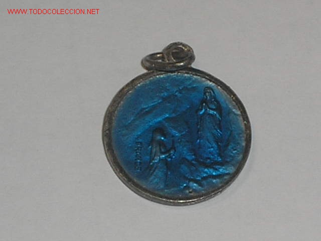 Medaglie tematiche: Bonita medalla azul mediados siglo XX