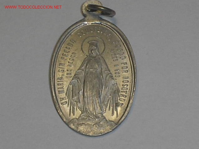 Medaglie tematiche: PRECIOSA MEDALLA PRIMERA MITAD SIGLO XX. VIRGEN MARIA