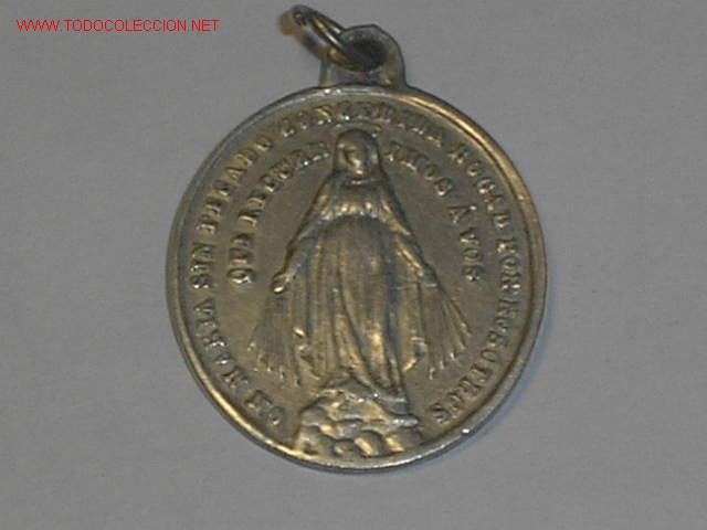 Medalhas tem&aacute;ticas: PRECIOSA MEDALLA PRIMERA MITAD SIGLO XX. VIRGEN MARIA