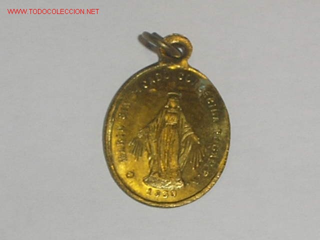 Medalhas tem&aacute;ticas: PRECIOSA MEDALLA  1830. VIRGEN MARIA