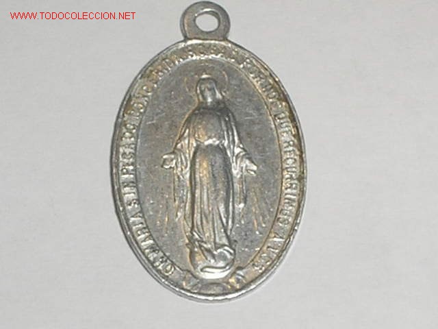 Medaglie tematiche: PRECIOSA MEDALLA  MEDIADOS SIGLO XX. VIRGEN MARIA