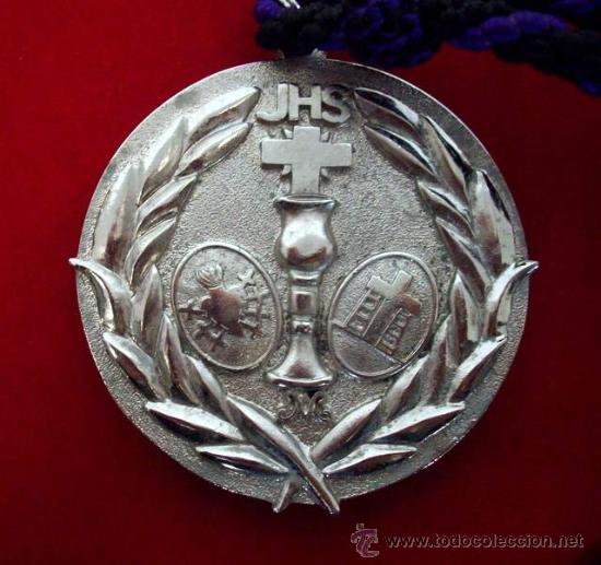 Medalhas tem&aacute;ticas: Impresionante medall&oacute;n, HDAD DEMA STMA DEL PERDON EN SU SOLEDAD MIDE 7CM DE DIAMETRO, PESA 171 GRAMO