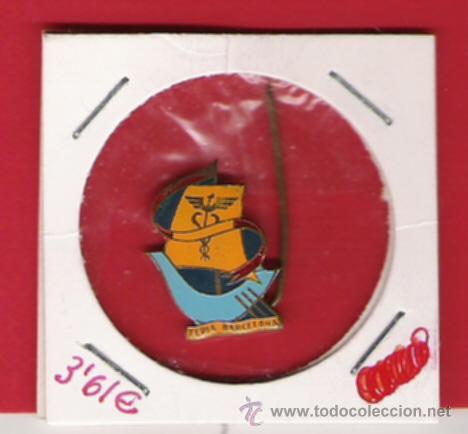 Medalhas tem&aacute;ticas: RARA INSIGNIA DE ALFILER TEMA BARCO