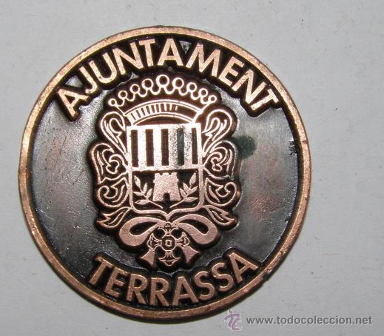 Medalhas tem&aacute;ticas: Medall&oacute;n del Ayuntamiento de TERRASA.