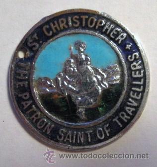 Medallas tem&aacute;ticas: MEDALLA DE SAN CRISTOBAL. EN INGLES.. ENVIO GRATIS&iexcl;&iexcl;&iexcl; - Foto 1
