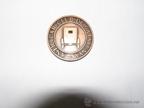 Medalhas tem&aacute;ticas: Medalla antic car club de Catalunya,1978. II Circuit Transpirenaic.