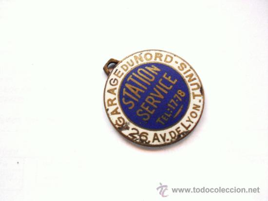 Medallas tem&aacute;ticas: FICHA CHAPA GARAGE DU NORD - STATION SERVICE - TUNIS - TUNEZ