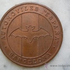 Medallas temáticas: (JX-145)MEDALLA DE AUTOMOVILES ESPAÑA , BARCELONA .. Lote 22625871