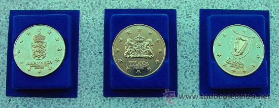 Thematic medals: 3 medallas paises Union Europea...sanna
