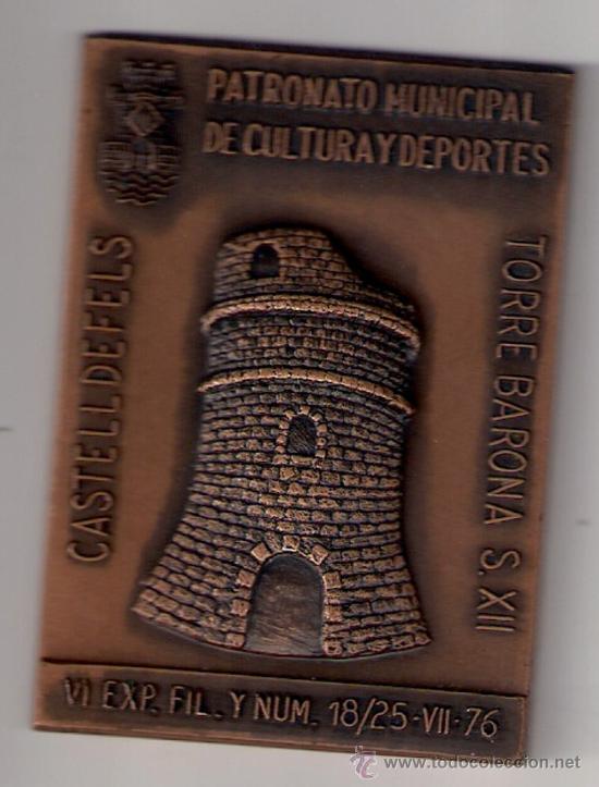 Medaglie tematiche: PATRONATO MUNICIPAL DE CULTURA Y DEPORTES - CASTELLDEFELS -