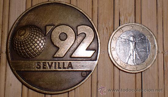 Medallas tem&aacute;ticas: Medalla EXPO 92 - Foto 1