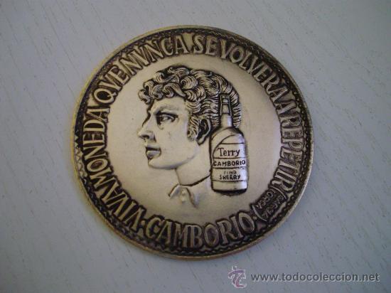 M&eacute;dailles th&eacute;matiques: MEDALLA DEL CENTENARIO DE BODEGAS TERRY - CAMBORIO - TEMA GARCIA LORCA