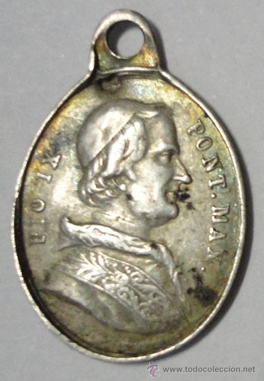 Medalhas tem&aacute;ticas: Medallita religiosa de 1,5 cms. A&ntilde;o 1847.