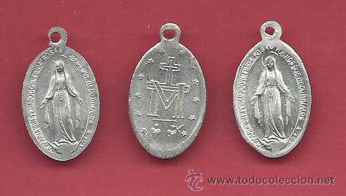 Medaglie tematiche: TRES MEDALLAS DE LA VIRGEN MARIA