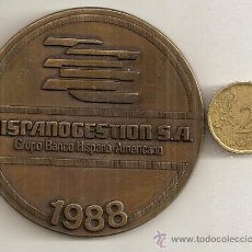 Medallas temáticas: BANCO HISPANOAMERICANO. 1988. HISPANOGESTIÓN S.A.. Lote 191242985