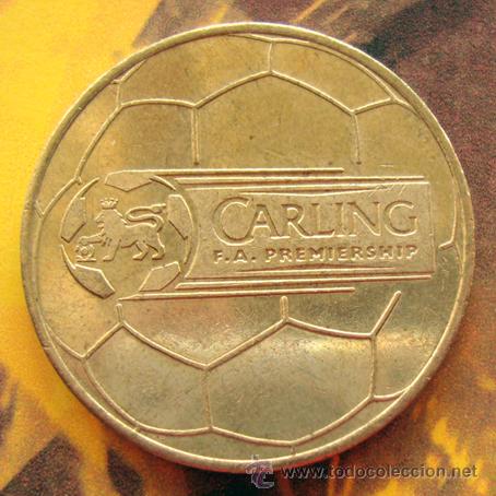 Medallas tem&aacute;ticas: TOKEN CARLING.  F.A. PREMIERSHIP - Foto 1